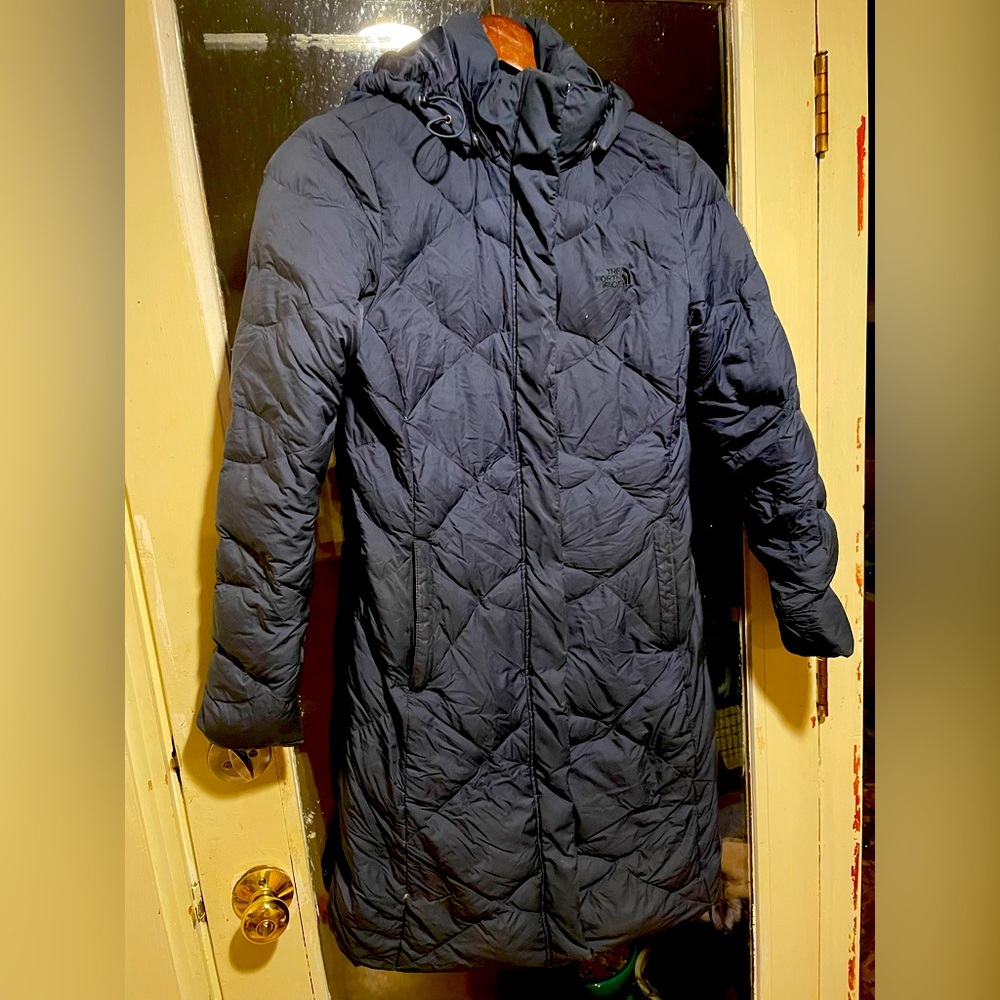 North face long puffer
